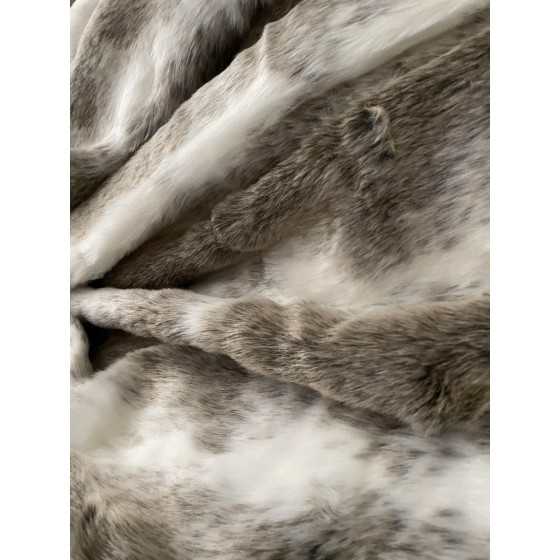 Winter Home Luxe imitatie bont plaid Jack Rabbit 140x200