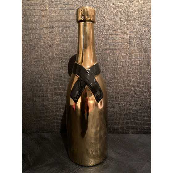 Champagne fles goud 40cm