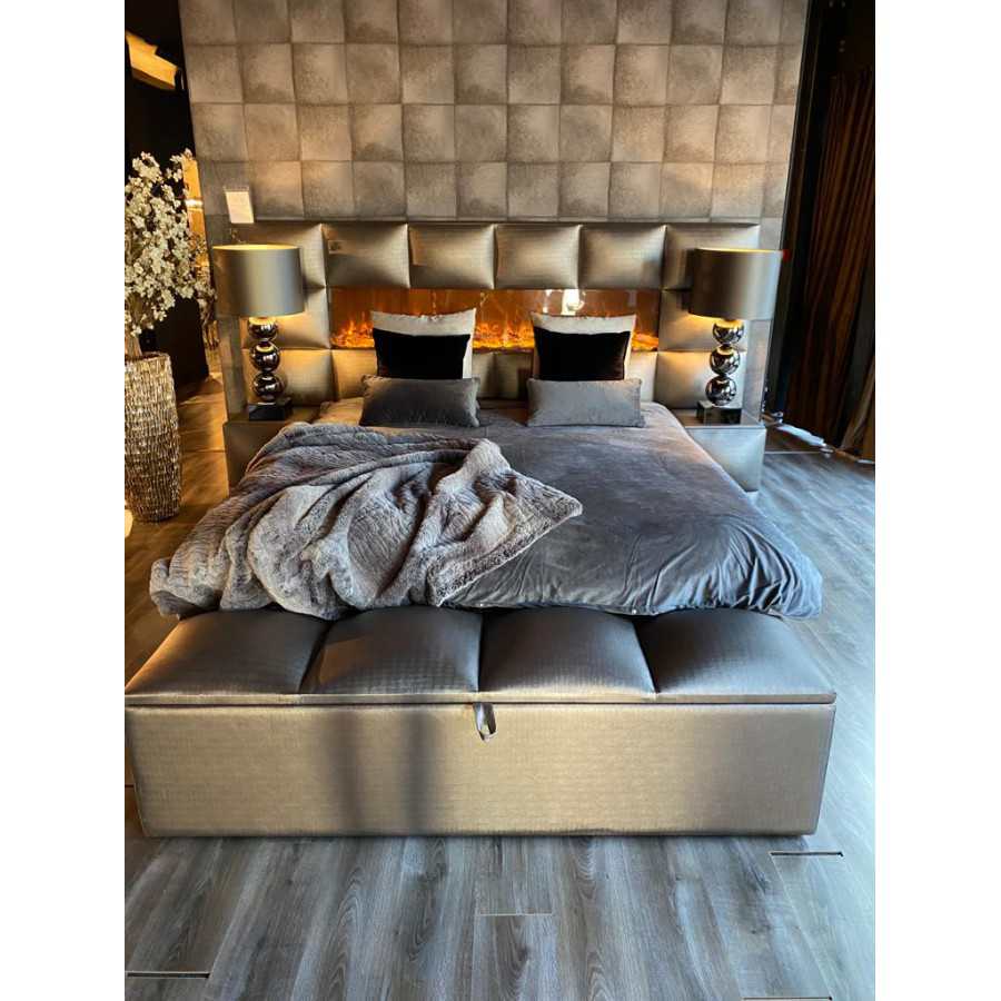 markering Voorstad Clam luxe velvet dekbedovertrek grijs lits-jumeaux 240x200x220 Goedkoop | Luxe