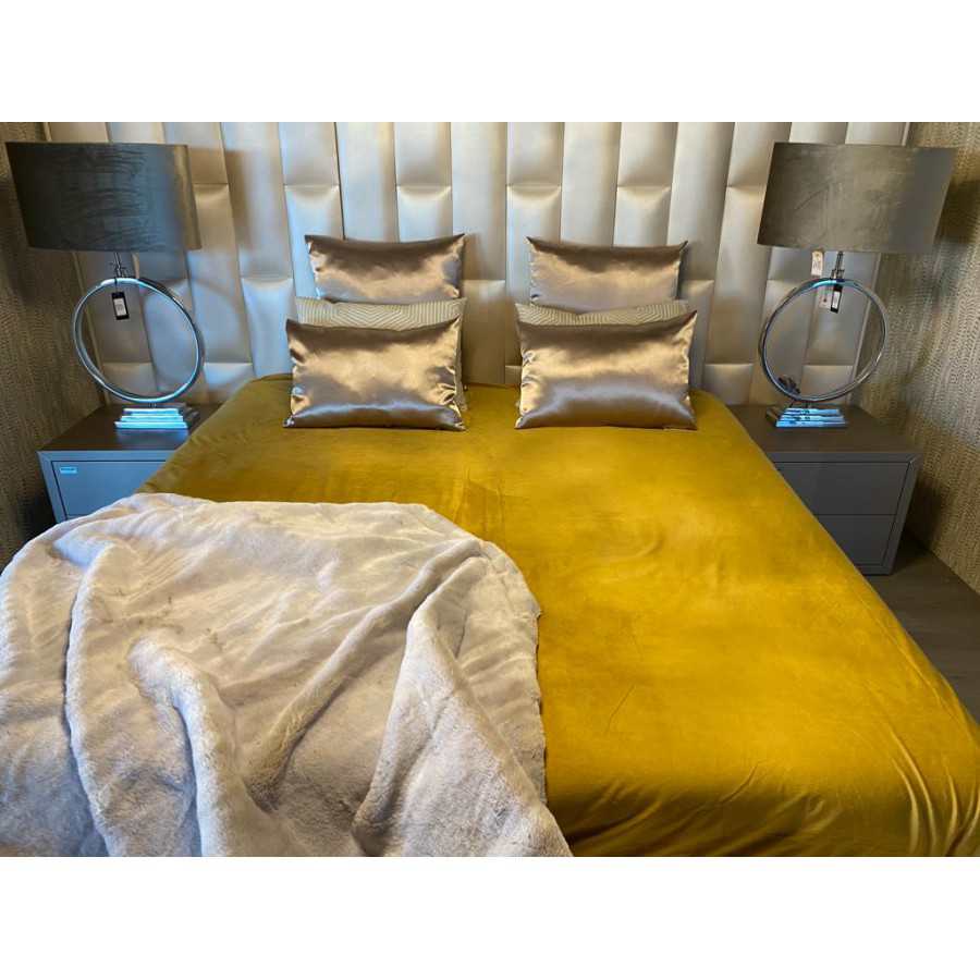 Stevig Nutteloos Wizard luxe velvet dekbedovertrek goud lits-jumeaux 240x200x220 Goedkoop | Luxe