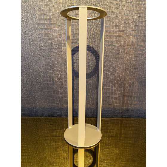 Luxe tafel windlicht 40cm open goud
