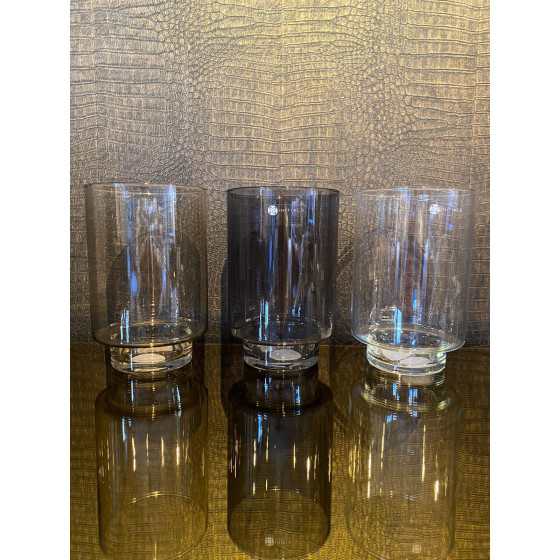 Glas Transparant  voor tafel windlicht 13x21cm