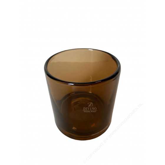 Fidrio Glazen Waxinehouder Coffee 10x10cm