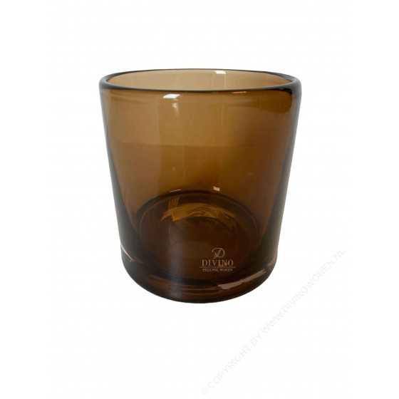 Fidrio Glazen Waxinehouder Coffee 10x10cm