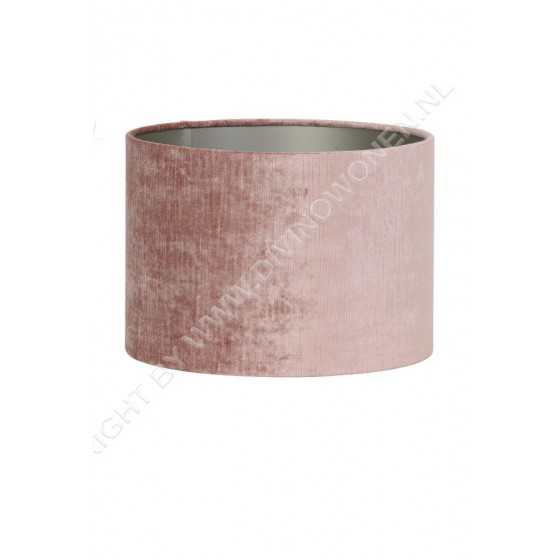 Light & Living Velvet Lampenkap Gemstone Oud-Roze 35-35-30cm
