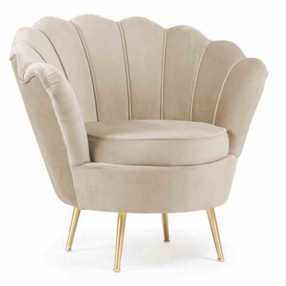 Lage kuip fauteuil Shell | Uitgebreide stoffencollectie | Meerdere kleuren poten