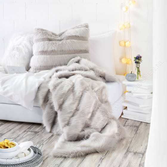 Winter Home Angora Cat Imitatie Bont Plaid Woondeken 130x180cm