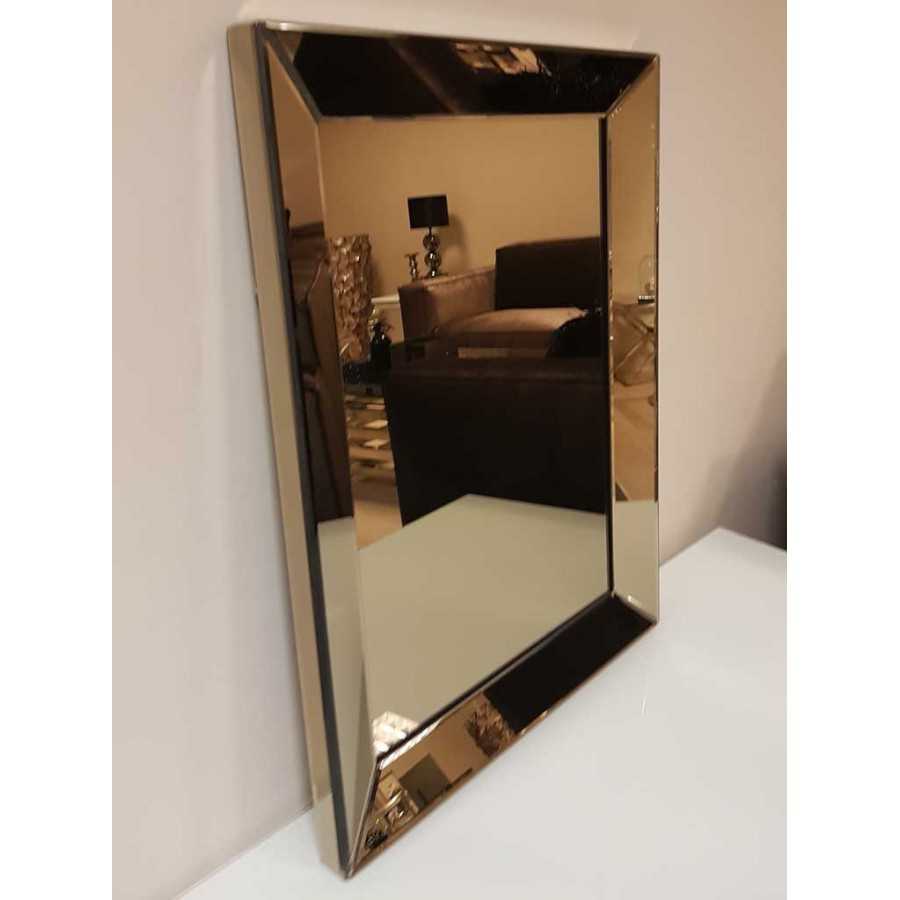 Spiegel met Spiegellijst Sepia 80x60cm | Metropolitan Luxury Stijl | Spiegel Zijkant