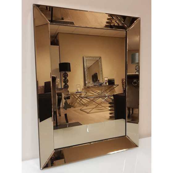 Spiegel met Spiegellijst Sepia 80x60cm | Metropolitan Luxury Stijl | Spiegel Zijkant