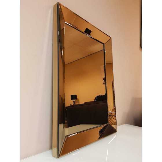 Spiegel met Spiegellijst Brons 80x60cm | Metropolitan Luxury Stijl | Spiegel Zijkant UITVERKOCHT