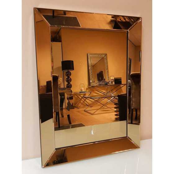 Spiegel met Spiegellijst Brons 80x60cm | Metropolitan Luxury Stijl | Spiegel Zijkant