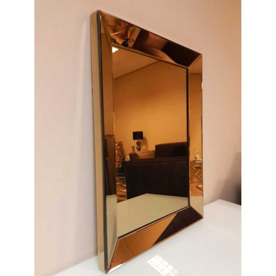 Spiegel met Spiegellijst Brons 80x60cm | Metropolitan Luxury Stijl | Spiegel Zijkant