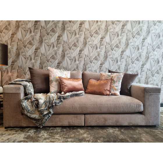 Big Sofa Grande bank 230cm | Licht brons velvet