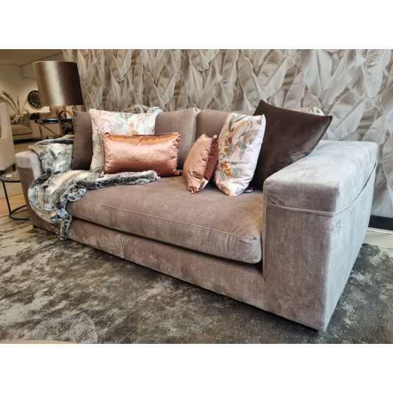 Big Sofa Grande bank 230cm | Licht brons velvet