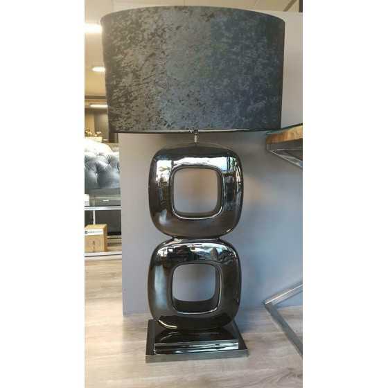 Tafellamp Dubai zwart 80cm Uitverkocht