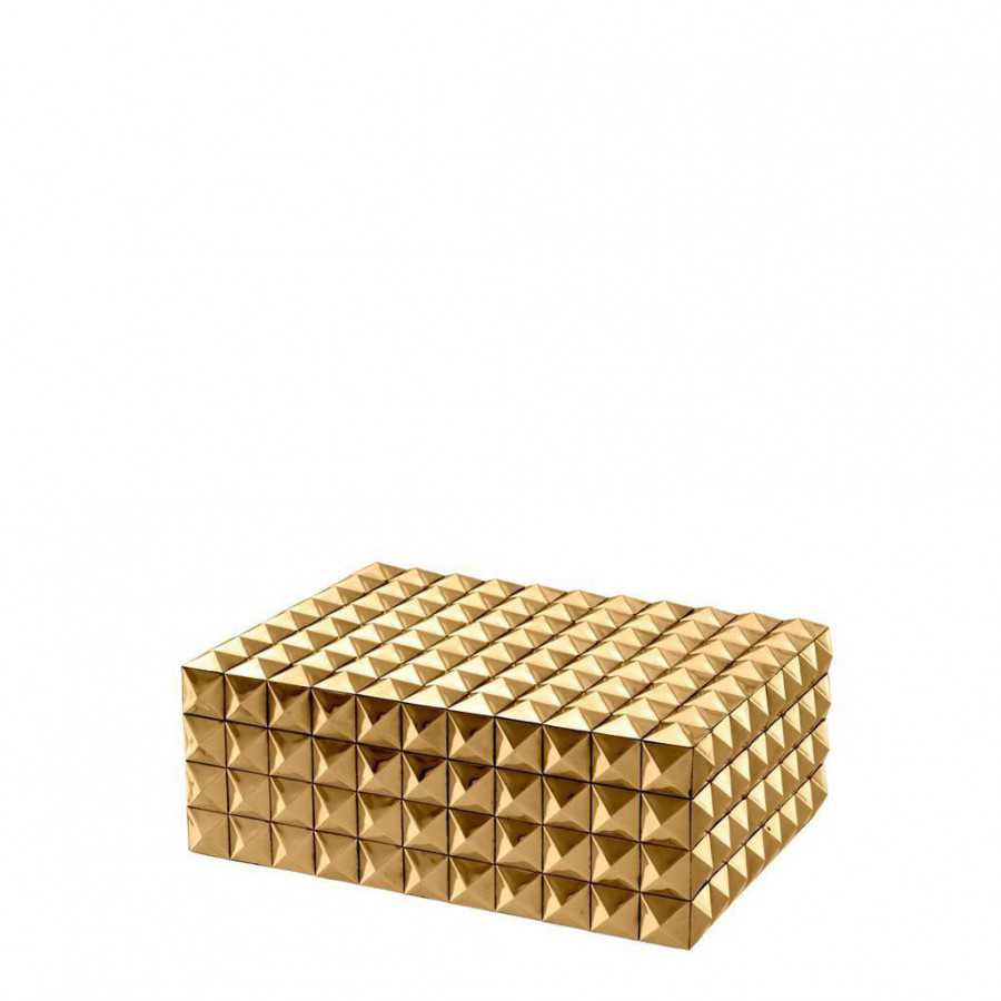 Eichholtz doos goud Vivienne 29,5x22x12cm