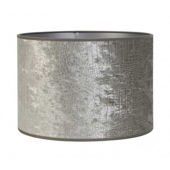 Lampenkap croco zilver 35-35-30 Diga Colmore Uitverkocht