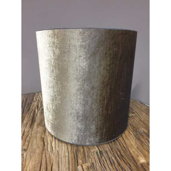 hoffelijkheid Berucht Zonder hoofd Lampenkap Cilinder Brons Velvet|45x45|Cilindervormige Kap|Diga Colmore