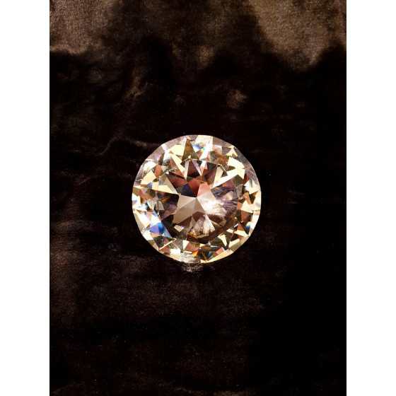 Grote Glazen Diamant Geslepen 8cm