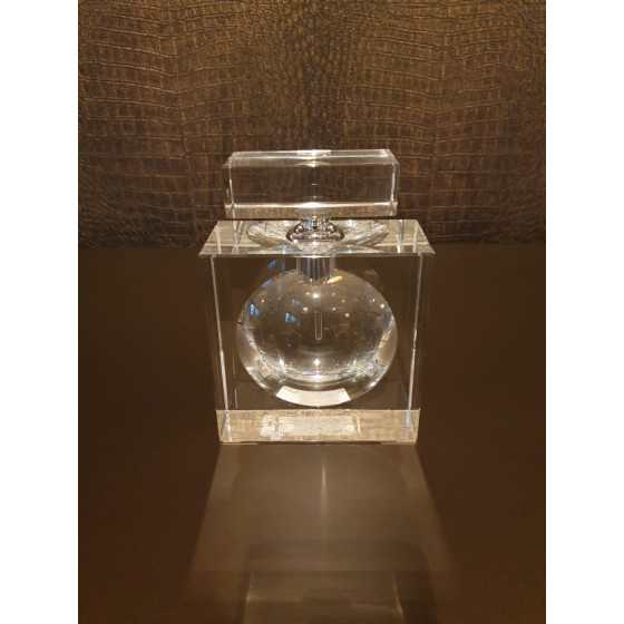 Kristal Parfum fles rechthoekig 16cm UITVERKOCHT