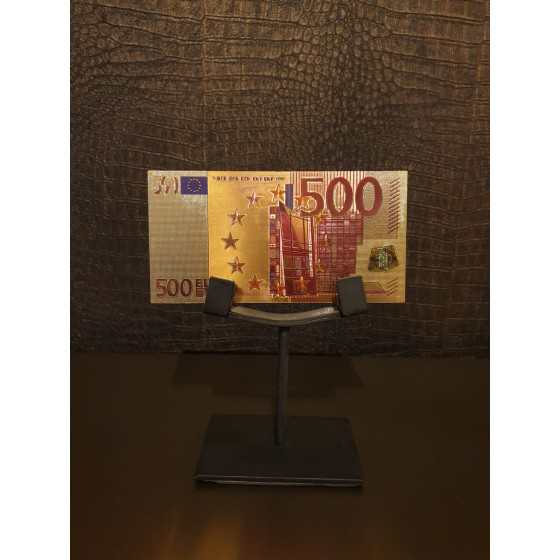 500 euro biljet goud 16x8cm