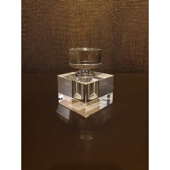Kristal Parfum fles rechthoekig 8cm uitverkocht
