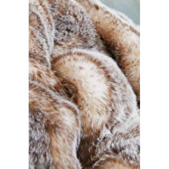 Winter Home Tundrawolf Imitatie Bont Plaid Woondeken 130x180cm