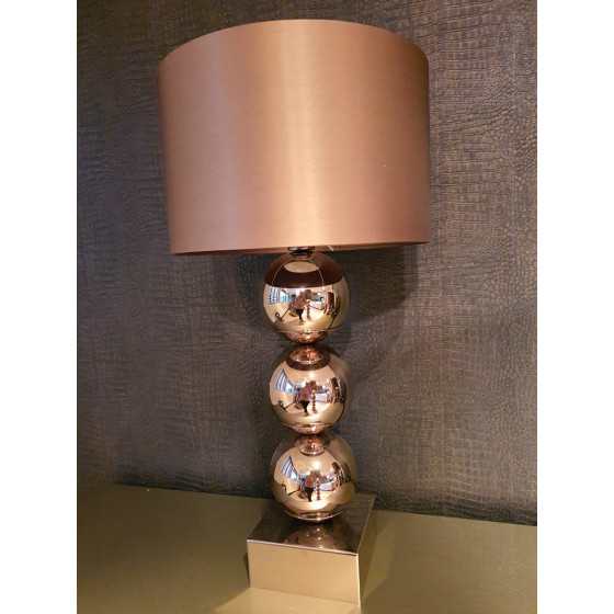 Bollenlamp 3 bol Sepia 80 cm inclusief kap