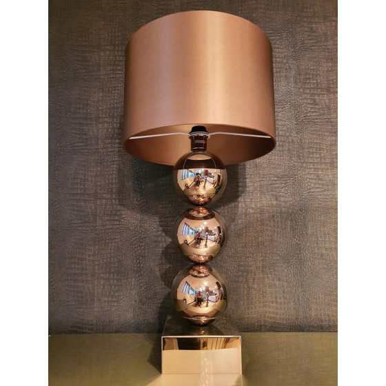 Bollenlamp 3 bol Sepia 80 cm inclusief kap